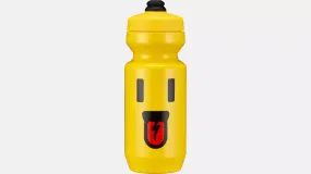 Specialized Purist MoFlo 22oz Water Bottle - Globe Bikes Mascot Pluggy - Yellow