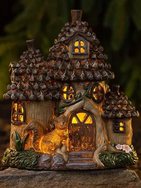 Squirrel Cottage Solar Light