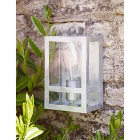 St Ives Wall Lantern - Galvanised Steel