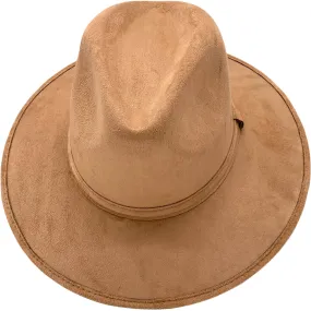 Suede Indiana Hat- Beige