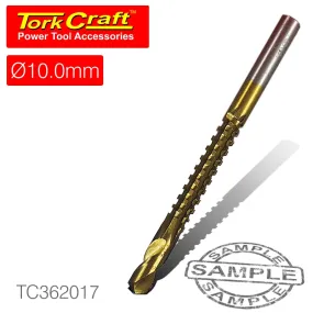 TORK CRAFT DRILL SAW 10MM TIN. COATED CARDED TC362017