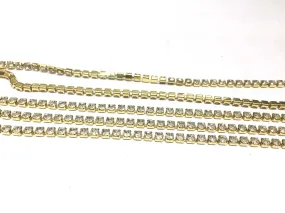 White Stone Cup Chain-7 ss