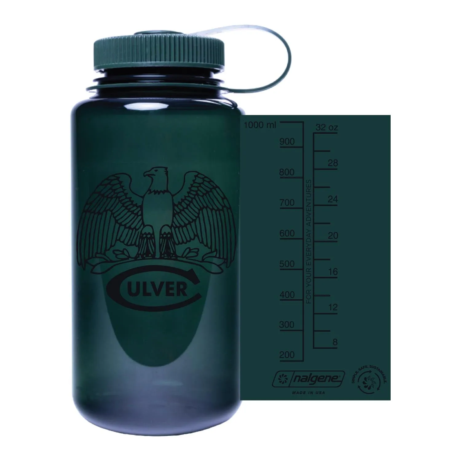 Wide Mouth Water Bottle - Jade - 32oz