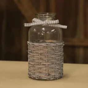 Willow Glass Bottle - 8"