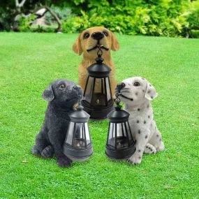 Willow the Black Labrador Solar Light